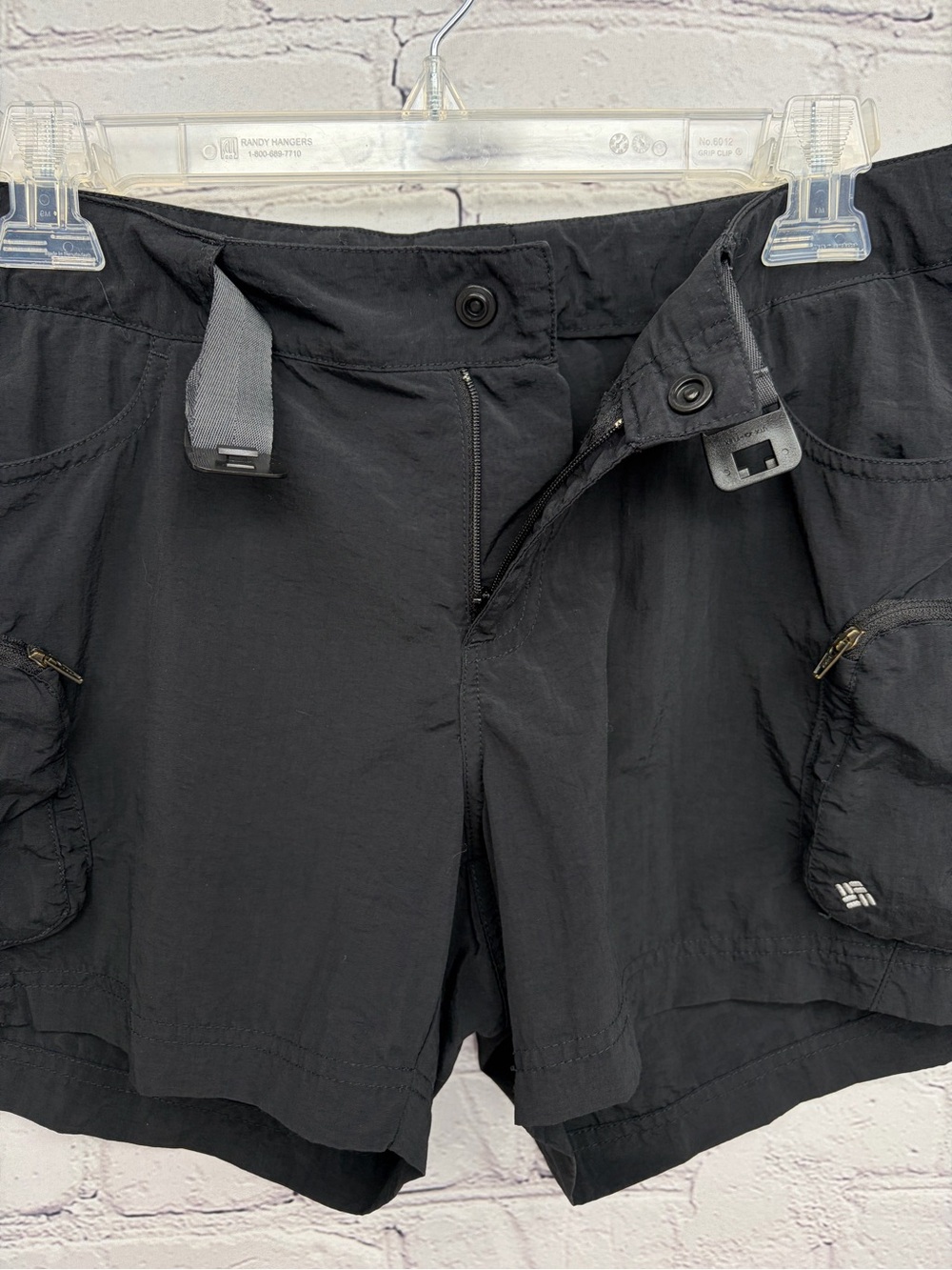 Columbia ‘Cross On Over’ Omni-Shade Omni-Wick Belted Cargo Shorts Black Sz M - Picture 6 of 16
